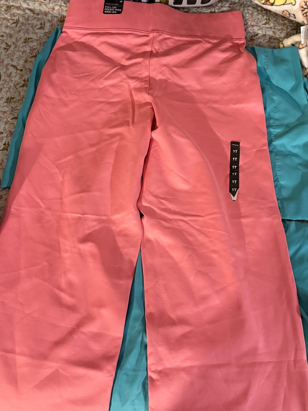 Torrid Coral Pink Pull-On Pants